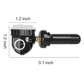Sensores de presión de neumáticos TPMS 315MHz Compatibles con Ford F-150 2015-2017 Ford Edge 2015-2021 Lincoln MKX 2015.8-2018 Reemplaza # F2GZ1A189A F2GT1A180AB F2GT1A150AB, 4 piezas