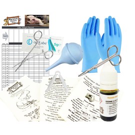 Warwick Whelping Boxes Best Value Whelping Kit Puppies - Sterile Scissors, Forceps, Bulb Aspirator Iodine & FREE whelping DOCS - 635