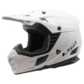 LS2 Helmets Coz Full Face MX Motorcycle Helmet (Gloss White - X-Large)