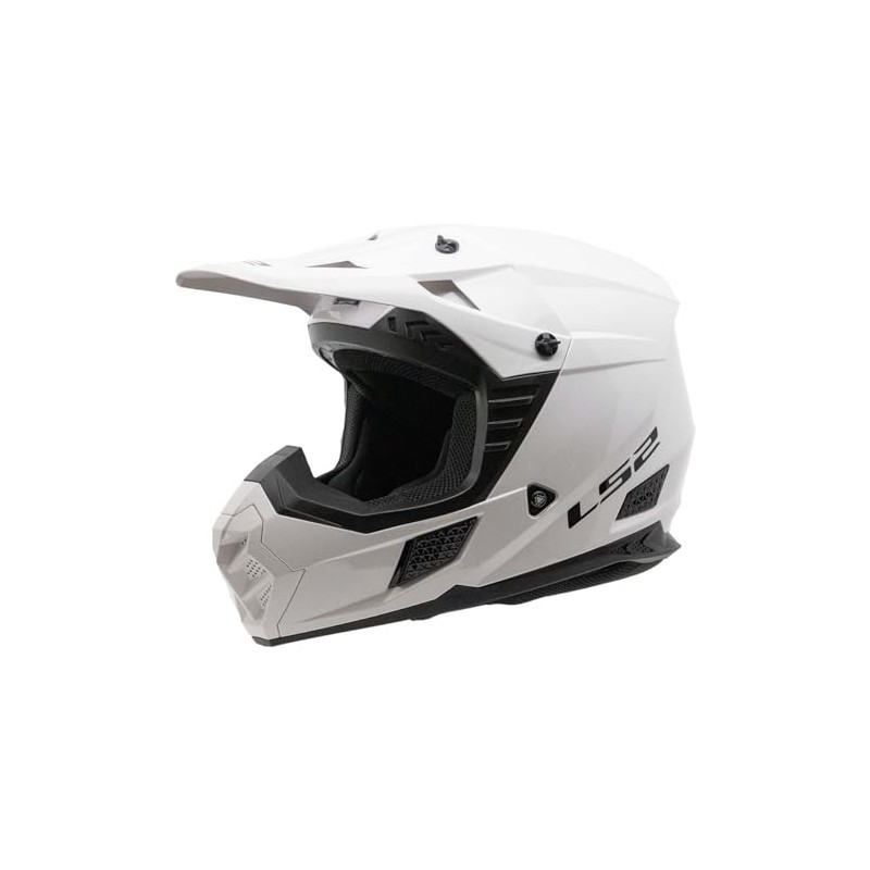 LS2 Helmets Coz Full Face MX Motorcycle Helmet (Gloss White