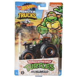 Hot Wheels Monster Trucks Michelangelo [TMNT] 1:64 Scale 3/5 Scale