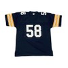 Jack Lambert Jersey Stitched Black Custom Football New No Brand/Logos
