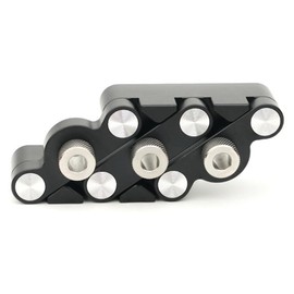 Snblzhef Woodworking Punch Locator Round Wood Tenon Self-Adaptive Centering Punching Furniture Puzzle DIY Wood Pin Vertical Hole