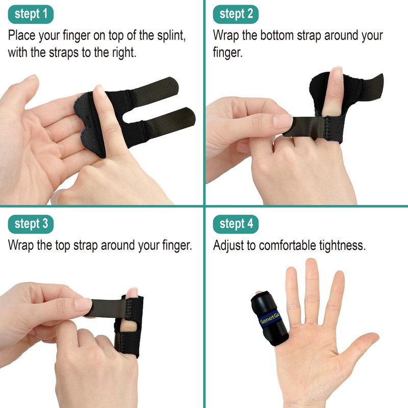 Small Trigger Finger Splint - 2 Pack Pinkie Finger Brace