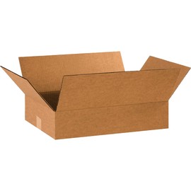 BOX USA 20 x 12 x 4 Corrugated Cardboard Boxes, Flat 20"L x 12"W x 4"H, Pack of 25 | Shipping, Packaging, Moving, Storage Box for Home or Business, Strong Wholesale Bulk Boxes