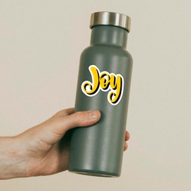Joy Sticker Laptop Water Bottle Phone Window Notebook Stickers Joyful Happiness Sunshine Stickers