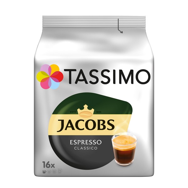 Tassimo Jacobs Espresso, Rainforest Alliance Certified, 5 x 16 T-Discs
