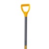 True Temper 1627200 Poly Snow Shovel/Pusher with Straight D-Grip Steel