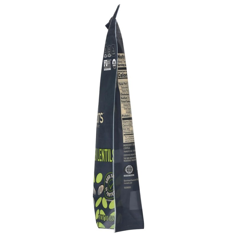 TruRoots Organic Sprouted Green Lentils -- 10 oz - 2