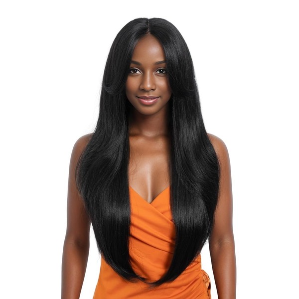 Noble star Lace Wigs Long Wavy Wigs 26" Shoulder Length