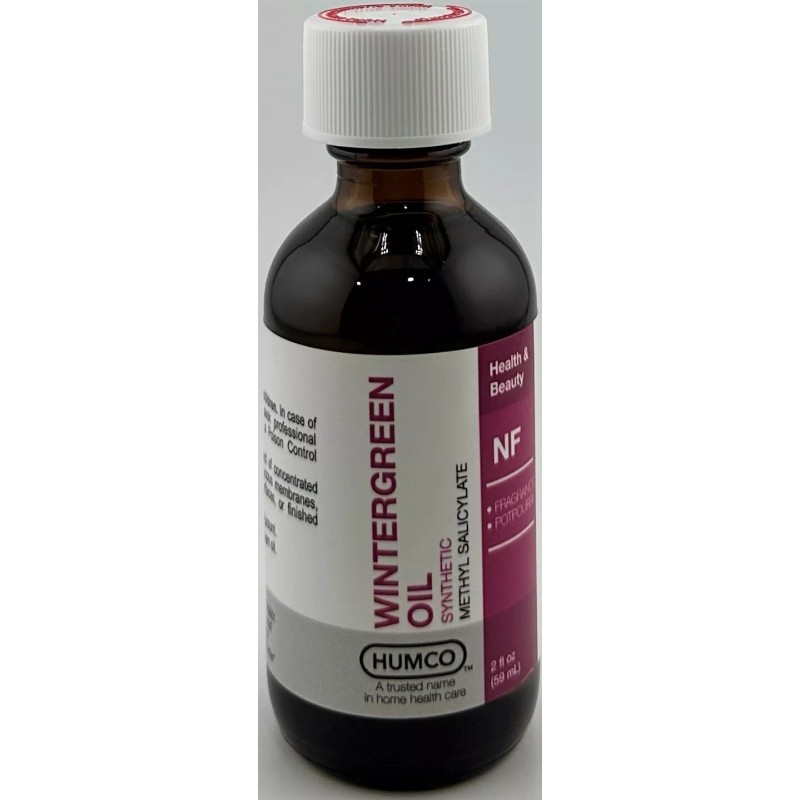 Humco Wintergreen Oil 2 oz Methyl Salicylate NF FLAVORING, POTPOURRI