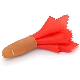 2 Pcs Thumb Tip Magic Tool,Fake Thumb Tip Silk Disappearing Silk Fake Thumb Tip Magic Trick Gimmick Magician Accessory Close up Illusions Making Objects Appear/Disappear,Novelty and Gag Toys