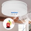 LCD Display Carbon Monoxide Alarm Detector Voice Type CO Smoke