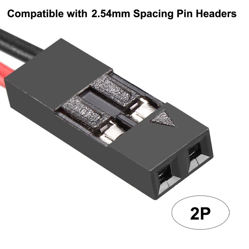 uxcell Female to Female 2P Jumper Wire 2.54mm Pitch Ribbon