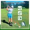 Golf Swing Training Aid - Alignment Discs & Rods |