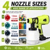 1000W High Power Paint Sprayer, Electric HVLP Spray Paint Gun