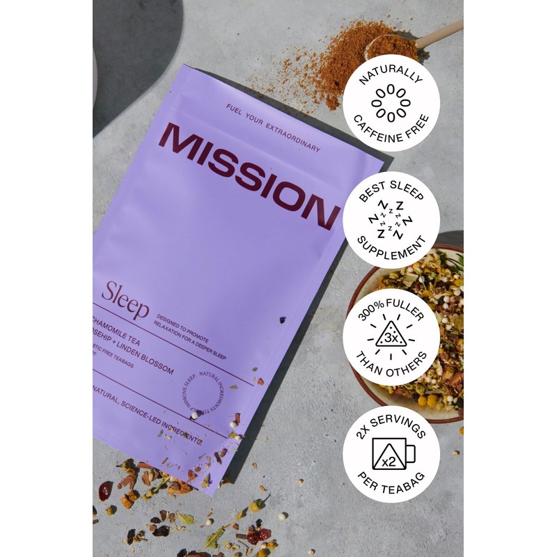 MISSION - Sleep Tea - Herbal Tea with Chamomile &