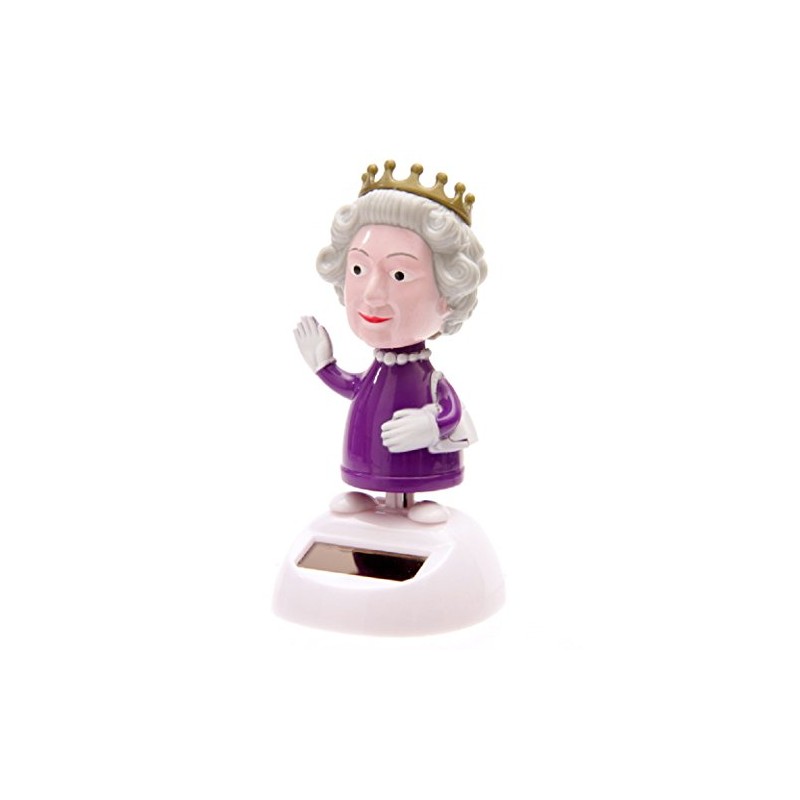 Solar Nodding Bobblehead Queen of England, Queen