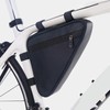 Bike Triangle Bag Waterproof Zipper Reflective Design Bicycle Frame Storage