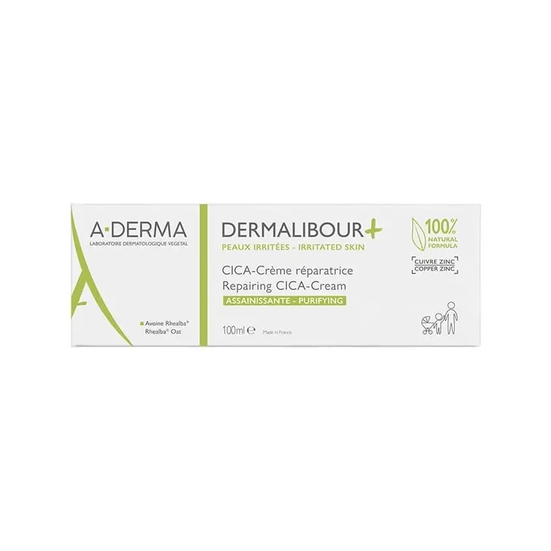 A-derma Dermalibour+ Crema Reparadora Cica 100ml Momento De Aplicación Día/noche