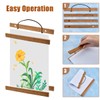 A3 Poster Frame Hangers FOCCTS 2 Pack Wood Wooden Magnetic