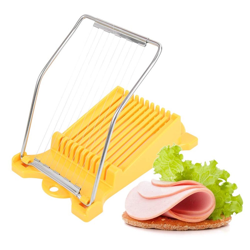Egg Slicers for Boiled Eggs, Multi-Purpose Stainless Steel Lunch Meat