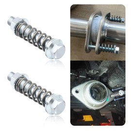2PCS Car Exhaust Manifold Bolts Kit,M8*1.25 mm Exhaust Bolts with Exhaust Springs & Nuts Washers Exhaust Flange Bolt Kit,Professional Car Accessories Exhaust Manifold Studs Set (M8*1.25 mm)
