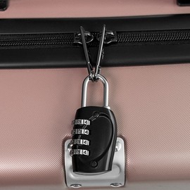 Numberlock 4-Digit Combination Lock 3-Pack (Black) Locker Lock