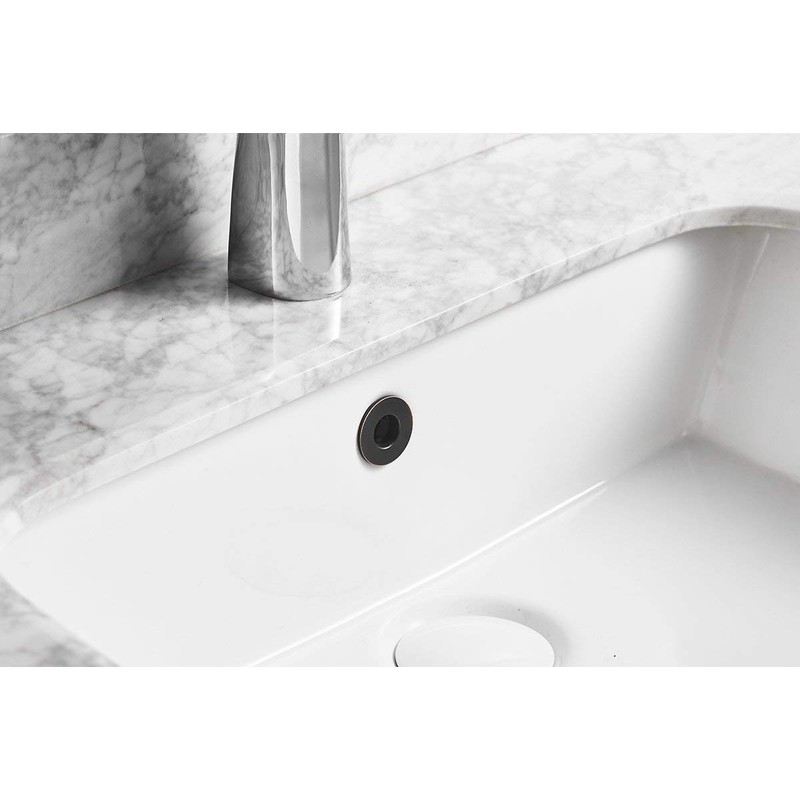 Bathfinesse Bathroom Vanity Sink Basin Trim Overflow Cover Insert In