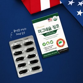 미국 프리미엄 마그네슘 징코 1520mg x 60캡슐_2개월분 기억력개선 혈행건강 Premium Magnesium Ginkgo 1520mg x 60 Capsules - 2 Months Supply for Memory Improvement and Blood Circulation Health