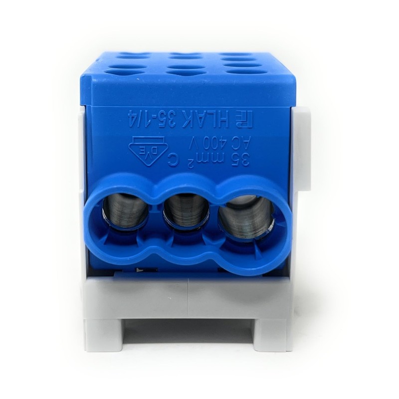 Pollmann Junction Terminal HLAK 35-1/4 M2 Blue, Pack of 1