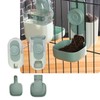 Hanging Automatic Food Water Dispenser Safe Cage Cat Food Water