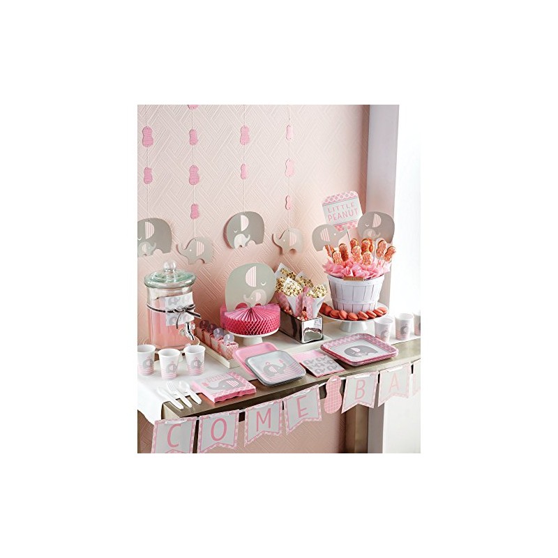 Creative Converting Luncheon Napkins, 6 1/2" x 6 1/2", Pink