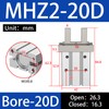 HNJPC Pneumatic finger cylinder small parallel grippers pneumatic fixture MHZ2-20D