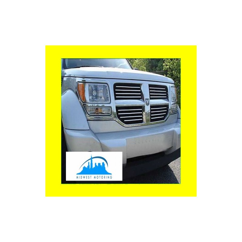 312 Motoring fits 2010-2011 Dodge Nitro Chrome Trim for Grille