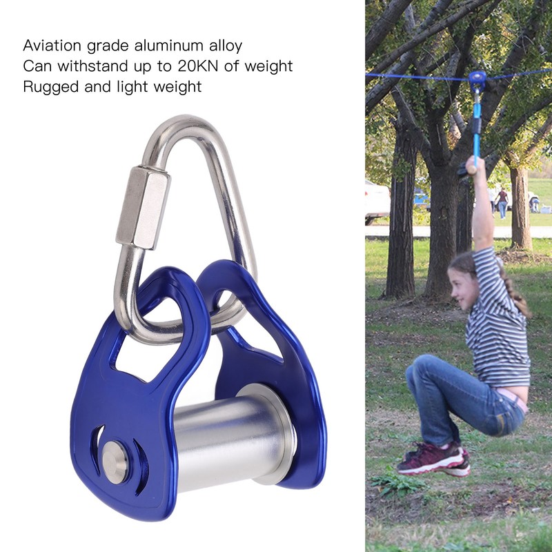 Outdoor Sport Pulley Slider Zipline Pulley for Training Obstacle Course