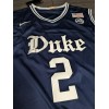 Cooper Flagg #2 Duke Blue Devils Dark Blue Stitched Jersey