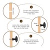 YYCLIPY 10pc Black Drawer Knobs 25mm Kitchen Cabinet Knob Aluminum