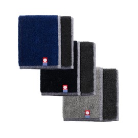 aso ss-bz327-h3-as Imabari Towel, 100% Cotton, Reversible, Compact, Made in Japan, Men's, Water Absorbent, Durable, Biz Handkerchief, Biz Handkerchief, 7.9 x 7.9 inches (20 x 20 cm), Individual