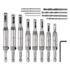 sourcing map 8pcs Self Centering Drill Bit Set 5/64-1/4" 5mm,