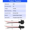 SKARORING Trolling Motor Plug & Receptacle 12V - Quick Release