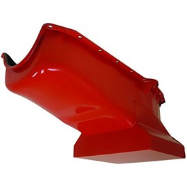 1958-79 Compatible/Replacement for CHEVY SMALL BLOCK 283-305-327-350-400 DRAG RACING OIL PAN - ORANGE