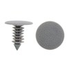 50Pcs Plastic Gray Rivets Retainers Car Door Fender Clips Fastener