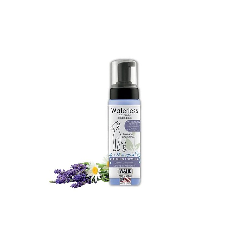 Wahl 100% Natural Pet No-Rinse Waterless Shampoo Lavender #820014