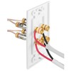 4 Posts Speaker Wall Plate Home Theater Wall Plate Audio