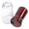 Pepper & Salt Shakers Stainless Steel Cover Glass Bottom With
