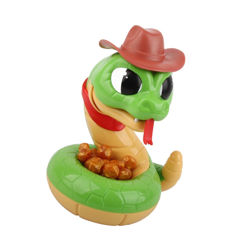 Electric Rattlesnake Toy Plastic Tricky Scary Rattlesnake Prank Toy Induction