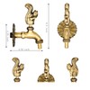 Brass Squirrel Garden Outdoor Faucet Decorative Antique Brass Wall Mount