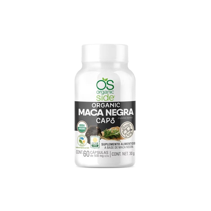 MACA NEGRA ORGÁNICA - 60 CAPSULAS - USDA