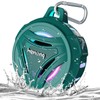 Bluetooth Speaker with RGB Lights, Heysong IPX7 Waterproof Portable Shower